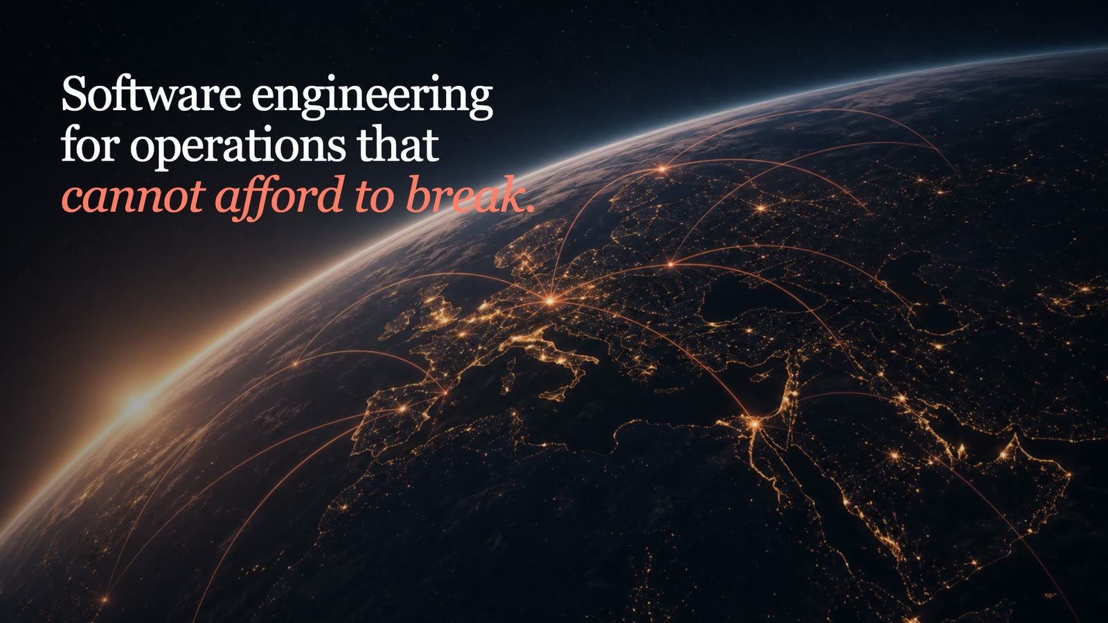 Connected operational systems across regions